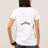 感謝の言葉 タイポグラフィ Tシャツ (裏面)