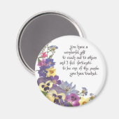 感謝の言葉 マグネット (正面/裏面)