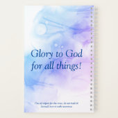 感謝の記与え事感謝してい- O to the Lord ノートブック (裏面)