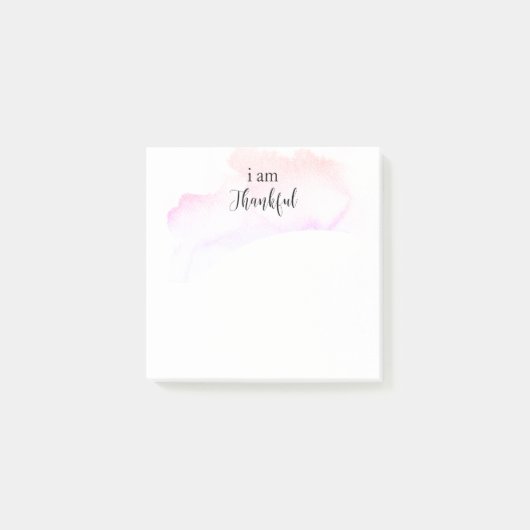 *~*感謝の証グラデーション明ピンク感謝 ポストイット (正面)