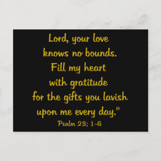 感謝の詩篇 ポストカード