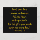 感謝の詩篇 ポストカード (正面)