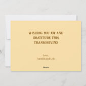 感謝の賛美つる耳とうもろこし シーズンカード (裏面)