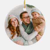 感謝の賛美フォトバックセージ緑 セラミックオーナメント (裏面)