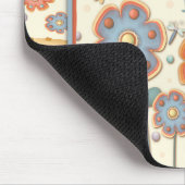 感謝の賛美フローラドラゴンフライおもしろい マウスパッド (コーナー)