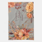 感謝の賛美フローラ感謝祭 キッチンタオル (縦)