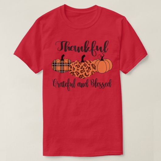 感謝の賛美プライドLeopard Pumpkin Th Tシャツ (デザイン正面)