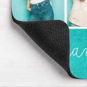 感謝の賛美三モダン枚の写真 マウスパッド (コーナー)