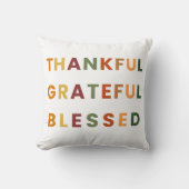 感謝の賛美感謝-モダン秋スロー クッション (正面)