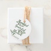 感謝の賛美濃緑タイポグラフィ フェイバータグ (インサイチュ)