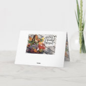 感謝の賛美秋感動的 カード (裏面)