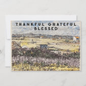 感謝の賛美種の収穫 シーズンカード (正面)