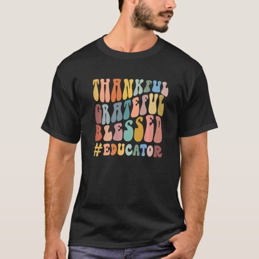 感謝の賛美Groovyの教え教育者 Tシャツ (正面)