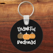 感謝の赤毛感謝赤毛女性1 キーホルダー (正面)