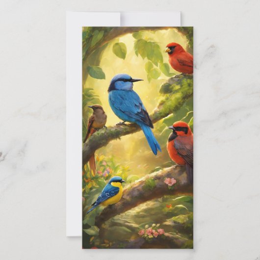 「感謝の開花：ありがとう」 サンキューカード (正面)