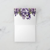 感謝の開花：折り畳まれたサンキューカード サンキューカード (内部)