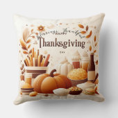 感謝の集まり：フェスティバル感謝祭 クッション (裏面)