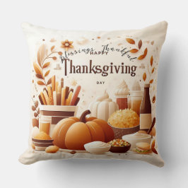 感謝の集まり:フェスティバル感謝祭 クッション