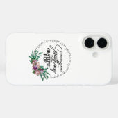 感謝の雰囲気 – 白 Case-Mate iPhoneケース (裏面 (横))