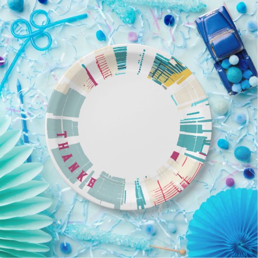 感謝の食器 ペーパープレート (パーティー)