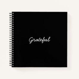 感謝の黒カスタムいカジュアルスクリプト感謝 ノートブック