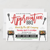 感謝のBBQ・グリルパーティー招待状 招待状 (正面)