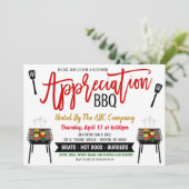 感謝のBBQ・グリルパーティー招待状 招待状 (スタンド正面)