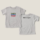 感謝のTシャツを毎日プレゼント (デザイン正面&裏面)