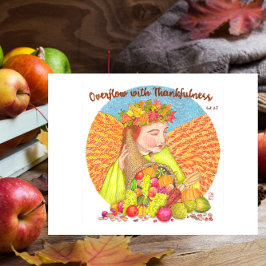 感謝はがき溢れ感動的る ポストカード