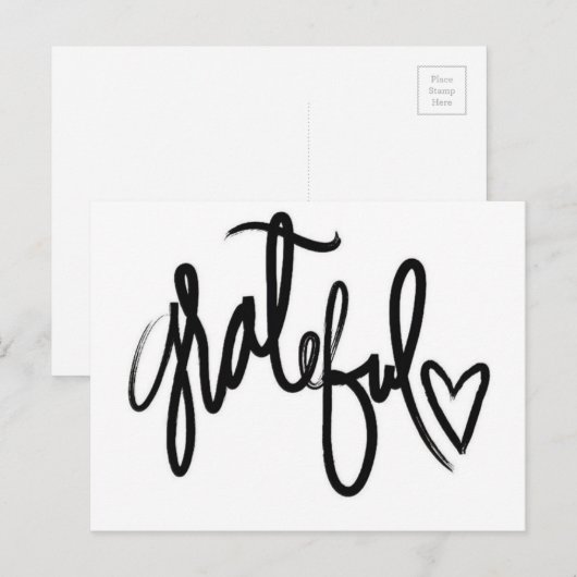 感謝はがき ポストカード (正面/裏面)