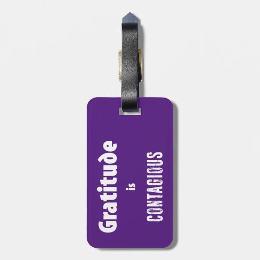 感謝は伝染する ラゲッジタグ (裏面縦)