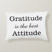 感謝は最も最高のな態度の前向きな引用文です アクセントクッション (正面)