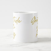 感謝は鍵20 ozジャンボマグ ジャンボコーヒーマグカップ (正面)