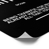 感謝やる気を起こさせる引用文 ポスター (角)