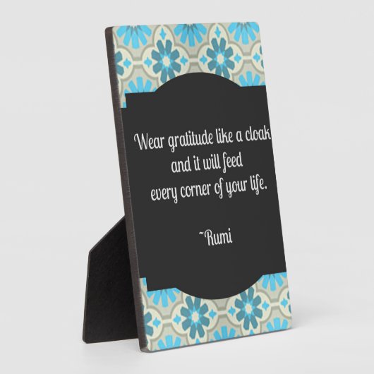 感謝るみ引用文卓上プラーク フォトプラーク (側面)