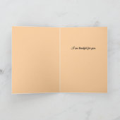 感謝をあなたに 秋の花 感謝祭のカード シーズンカード (内部)