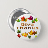 感謝を与えて下さい 缶バッジ (正面&裏面)