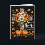 感謝を主にお伝えするポンプキン フローラルF カード<br><div class="desc">感謝を主にお伝えするポンプキン フローラル 秋 オータム</div>