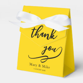 感謝を伝えるゴールドの小さなテントボックス 特別なギフトに フェイバーボックス