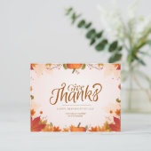 感謝を伝える ポストカード (スタンド正面)