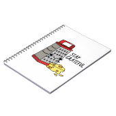 感謝を忘れずに - 面白いチーズのダジャレ ノートブック (左側)