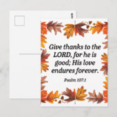 感謝を捧げるポストカード ポストカード (正面/裏面)