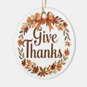 感謝を捧げる セラミックオーナメント (左)