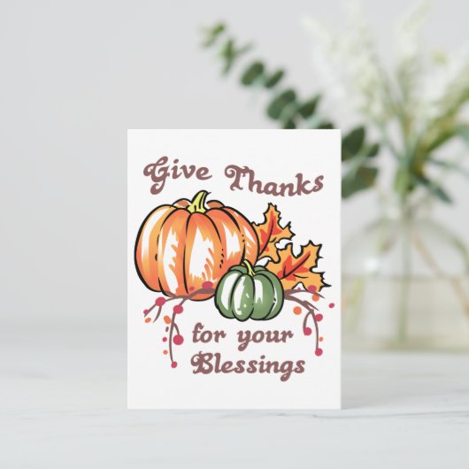 感謝を捧げる ポストカード (スタンド正面)