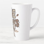 「感謝を捧げる」感謝祭 ラテ マグカップ (右)