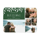 感謝を数える ホリデー写真 マグネット (横)