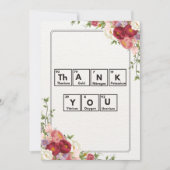 感謝を科学的に表現する方法 サンキューカード (正面)