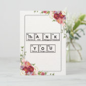 感謝を科学的に表現する方法 サンキューカード (スタンド正面)