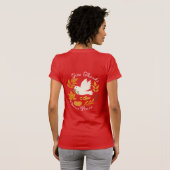 "感謝を表し 平和を選ぶ" Bella+Canvas Tシャツ (裏面フル)