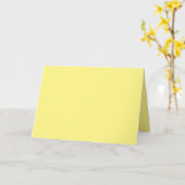 感謝を込めたオリジナルのカード カード (黄色い花)